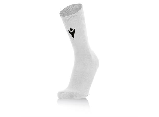 Macron Fixed Sokker WHT S Sportssokker i bomullsmiks - Unisex 