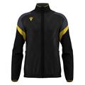 ODIN full zip top BLK/YEL 3XS Jakke med kontrastdetaljer